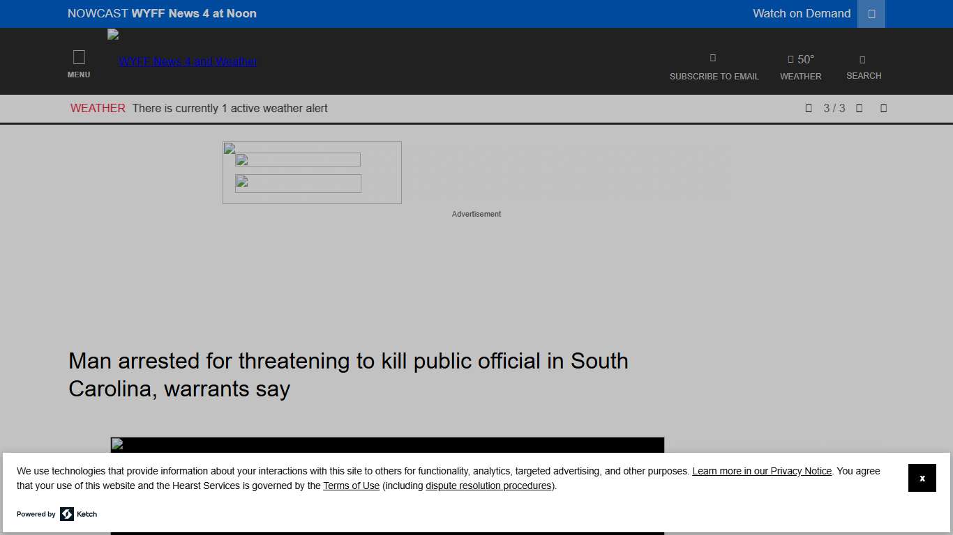 Man accused of threatening to kill public official in South Carolina
