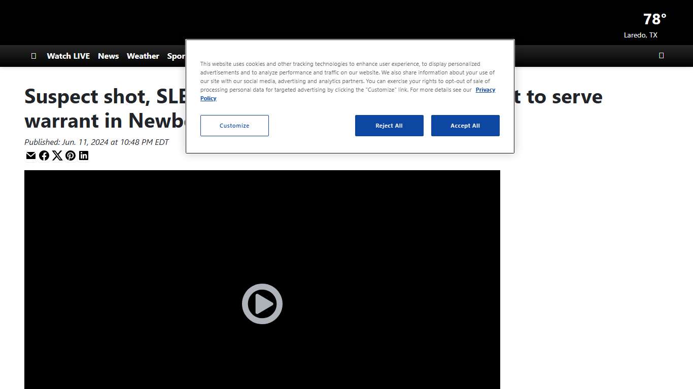 Suspect shot, SLED K9 dies after authorities attempt to serve warrant in Newberry County