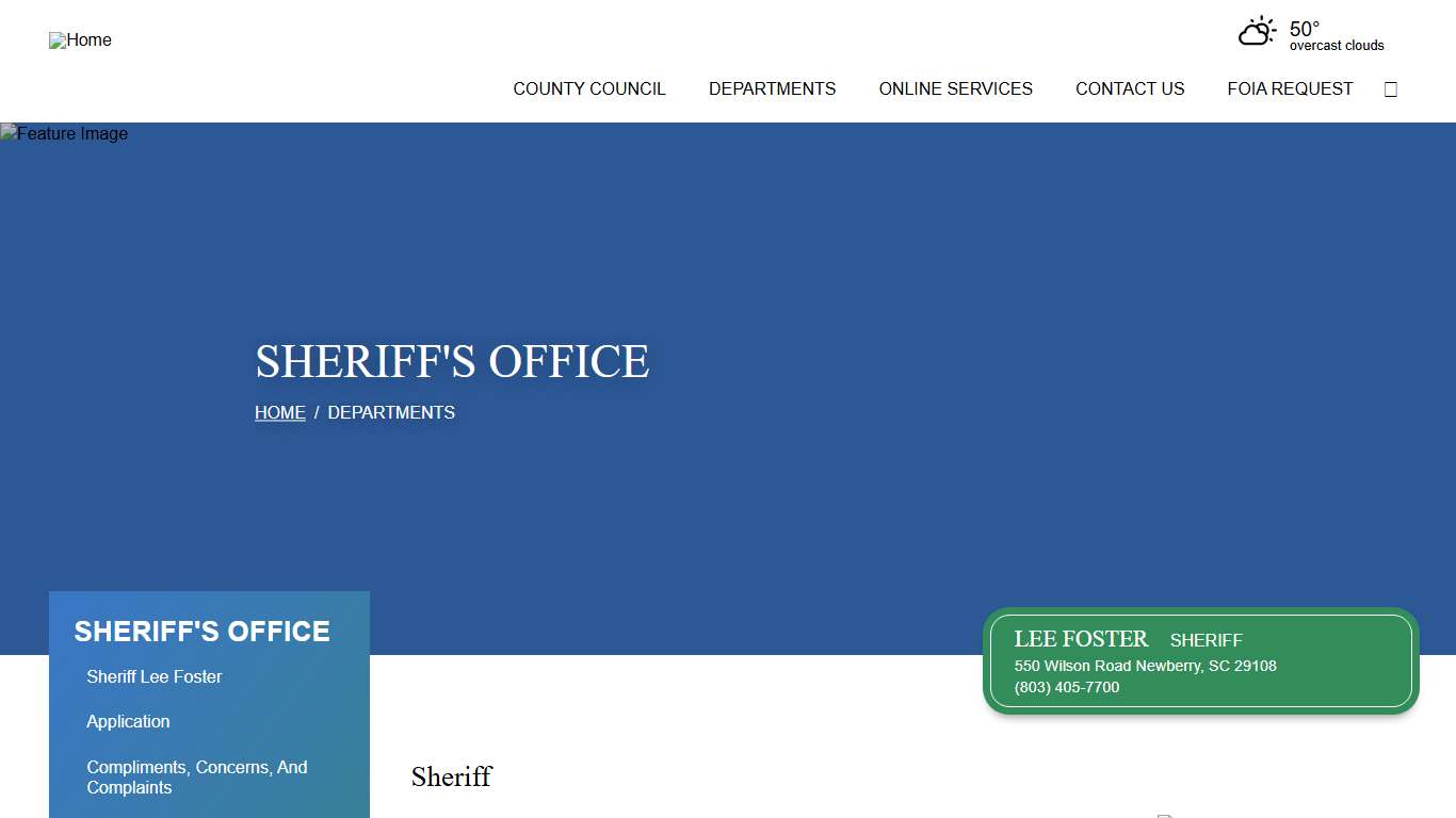Sheriff's Office Newberry County, SC
